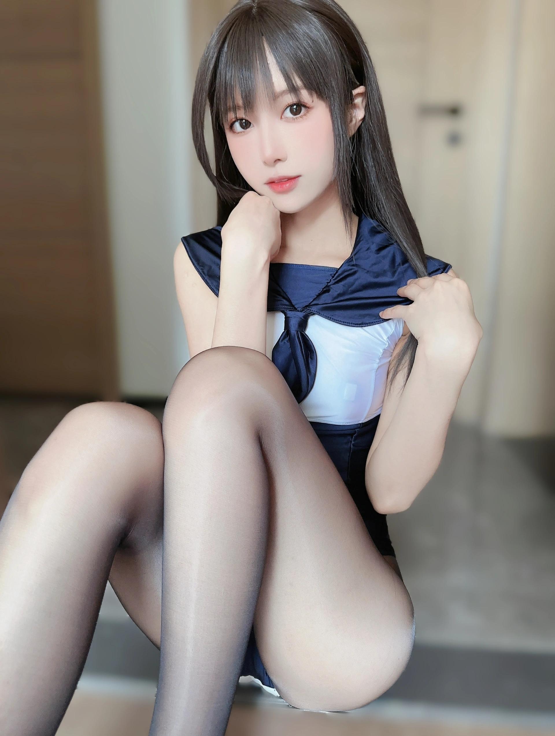 布丁大法 – NO.069 无内黑丝蜜臀美腿 3